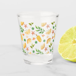 Vaso De Chupito Lemones acuarelas y popsicles