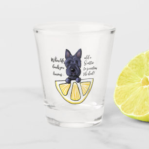 Vaso De Chupito Lemones de la vida de KiniArt Scottie