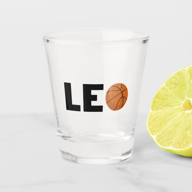 Vaso De Chupito Leo Basketball (Anverso)