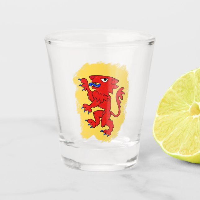 Vaso De Chupito León escocés (Anverso)