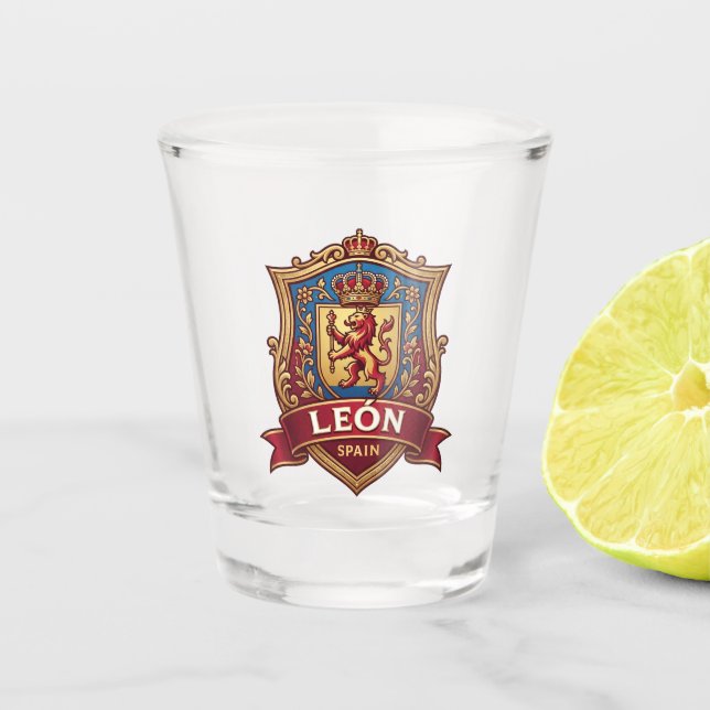 Vaso De Chupito León España (Anverso)