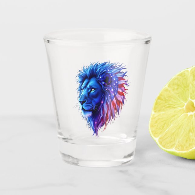 Vaso De Chupito Leones de América (Anverso)