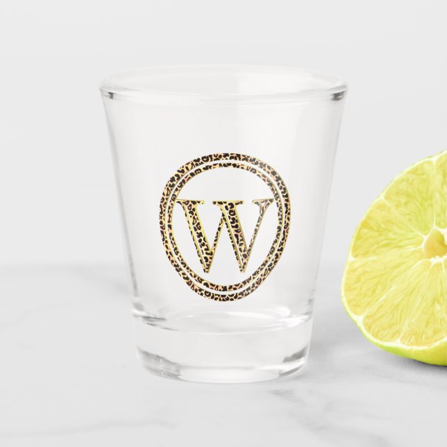 Vaso De Chupito Leopard W (Anverso)