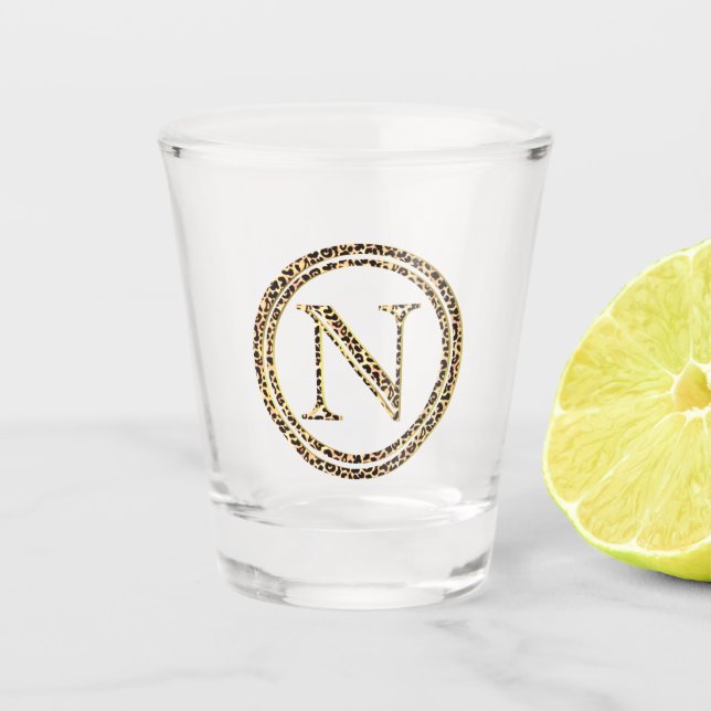 Vaso De Chupito Leopardo N (Anverso)