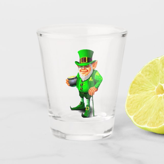 VASO DE CHUPITO LEPRECHAUN (Anverso)