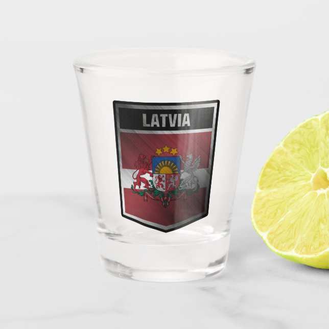 Vaso De Chupito Letonia (Anverso)