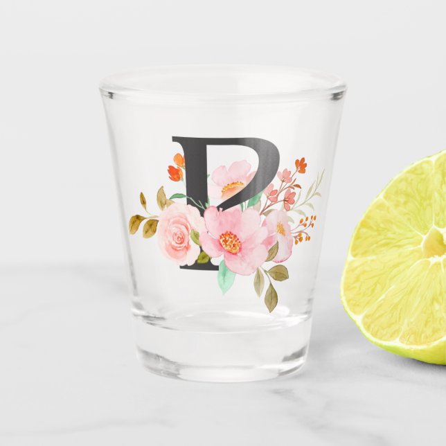 Vaso De Chupito Letra P (Anverso)