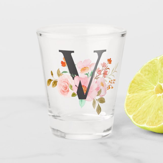 Vaso De Chupito Letra V (Anverso)