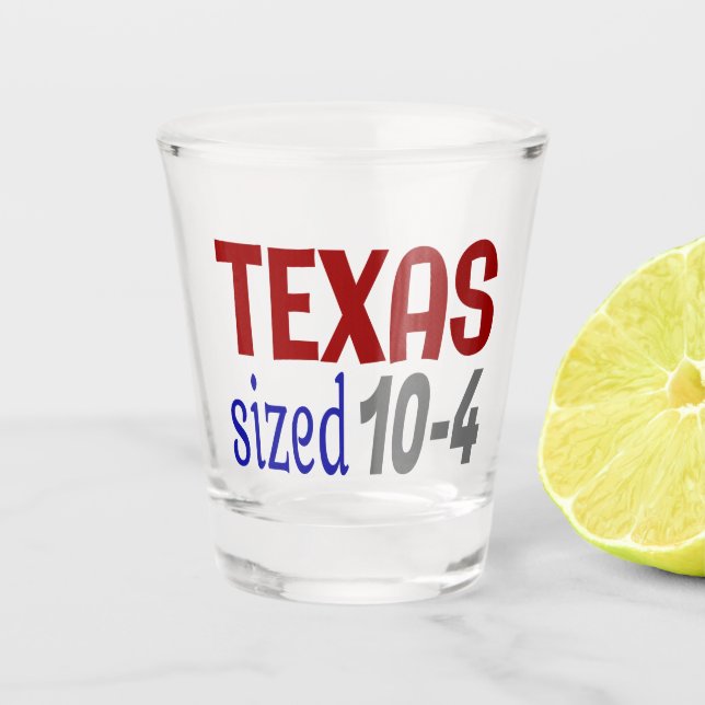 Vaso De Chupito LetraKenny tamaño Texas 10-4 (Anverso)