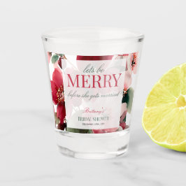 Vaso De Chupito Let's Be Merry Christmas Bridal Shower