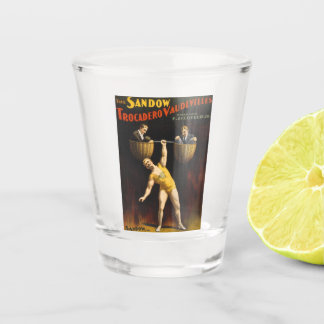 Vaso De Chupito Levantador de pesas Eugen Sandow Vaudeville