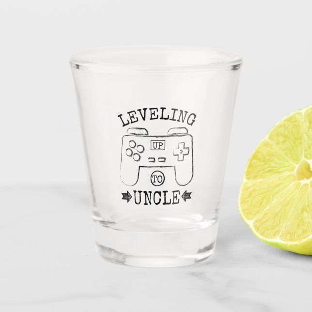 Vaso De Chupito Levántate al día del tío primer padre (Anverso)