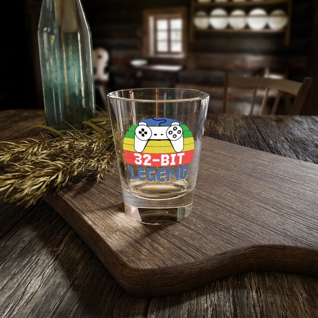 Vaso De Chupito Leyenda de 32 bits - Retro Gamer (Subido por el creador)