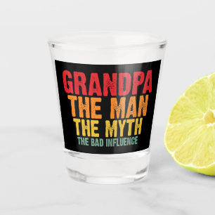 Vaso De Chupito leyenda del mito del abuelo gracioso