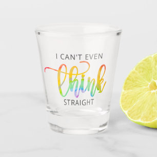 Vaso De Chupito LGBT, no puedo ni pensar directamente