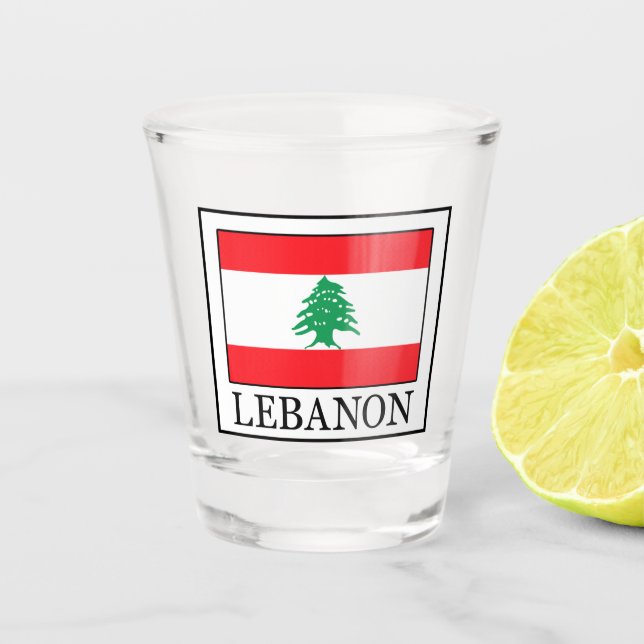 Vaso De Chupito Líbano (Anverso)