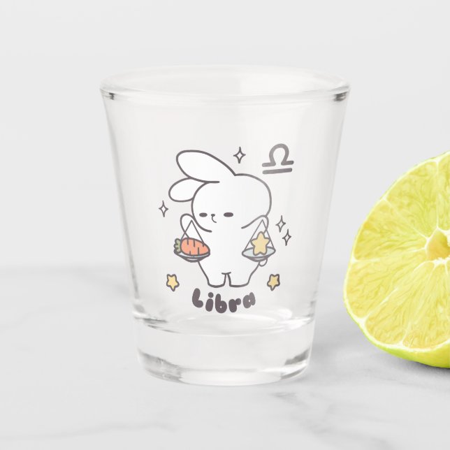 Vaso De Chupito Libra Loppi Tokki Bunny Zodiac Series (Anverso)