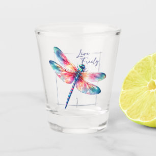 Vaso De Chupito Libremente en vivo - Inspirador colorido de la lib