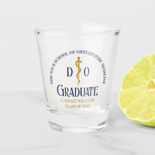 Vaso De Chupito Licenciatura en Medicina Osteopática Azul de la Ma