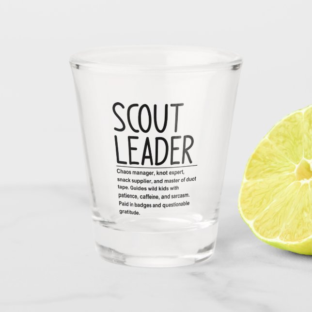 Vaso De Chupito Líder de Scout (Anverso)