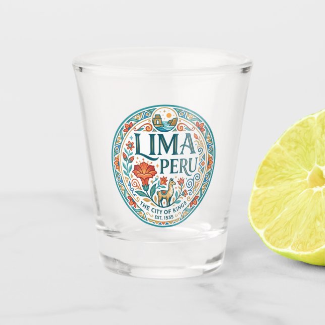 Vaso De Chupito Lima Perú (Anverso)