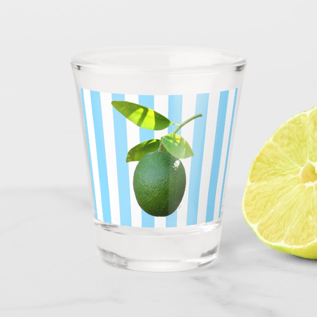Vaso De Chupito Lime Shot Glass (Anverso)