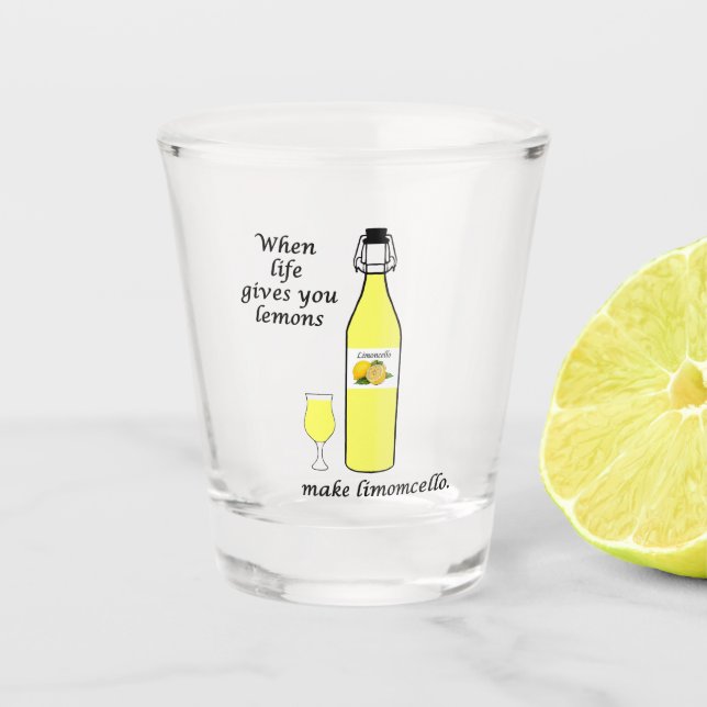 Vaso De Chupito Limones a Limoncello (Anverso)