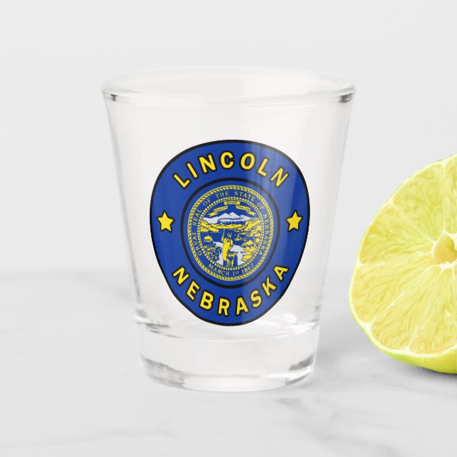 Vaso De Chupito Lincoln Nebraska (Anverso)