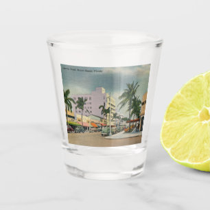 Vaso De Chupito Lincoln Road, Miami Beach, Florida Vintage