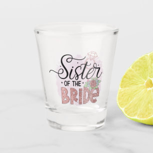 Vaso De Chupito linda hermana novia Boda
