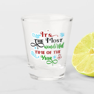 Vaso De Chupito Lindo 'El momento más maravilloso' Navidad