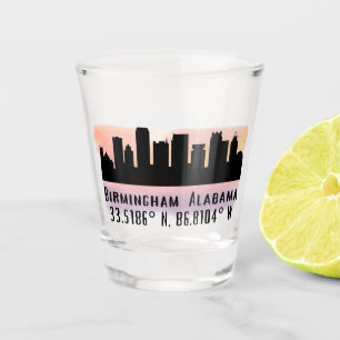 Vaso De Chupito Línea aérea de Birmingham AL City