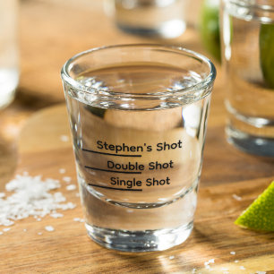 Vaso De Chupito Línea de disparo divertida personalizada 