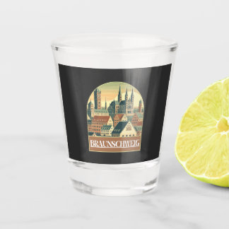 Vaso De Chupito Línea de Skyline Retro Braunschweig