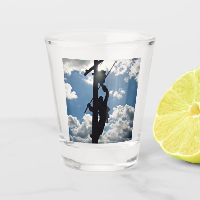 Vaso De Chupito Lineman (Anverso)