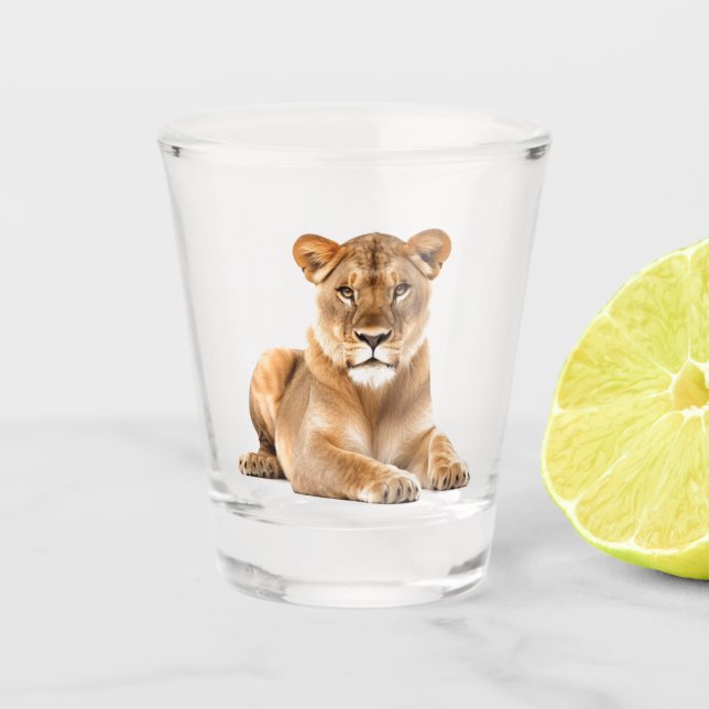 Vaso De Chupito Lionesa (Anverso)