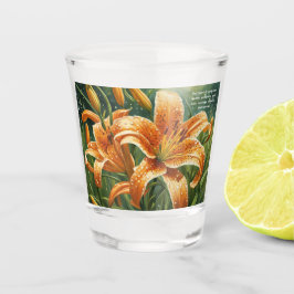 Vaso De Chupito Lirio Tigre