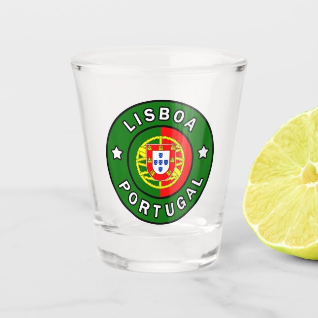 Vaso De Chupito Lisboa Portugal (Anverso)