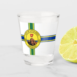 Vaso De Chupito Little Rock (Arkansas) city flag Shot Glass