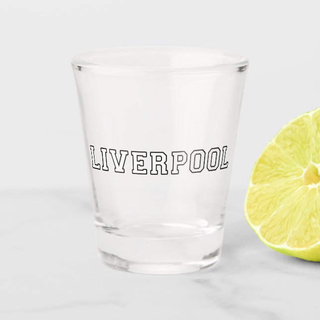 Vaso De Chupito Liverpool England (Anverso)