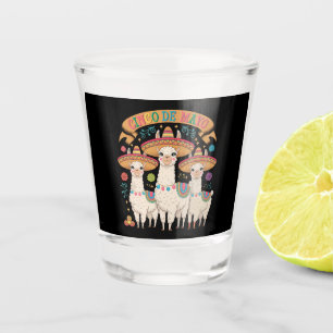 Vaso De Chupito Llama Divertida Fiesta De Cinco De Mayo