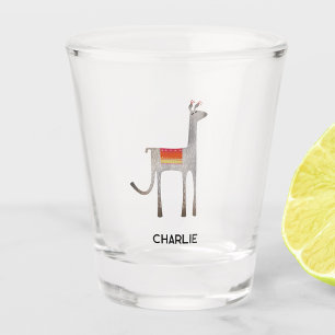Vaso De Chupito Llama personalizada