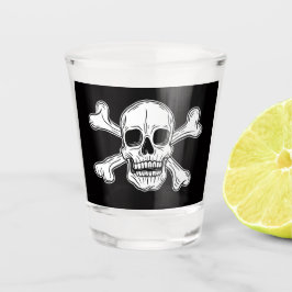 Vaso De Chupito llamativa bandera pirata ondeando