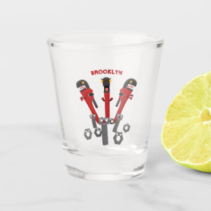 Vaso De Chupito Llave inglesa divertida monstruo herramientas humo