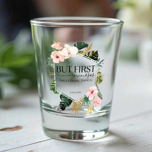 Vaso De Chupito Lluvia Tropical Floral Pero Primero Mimosas Desayu