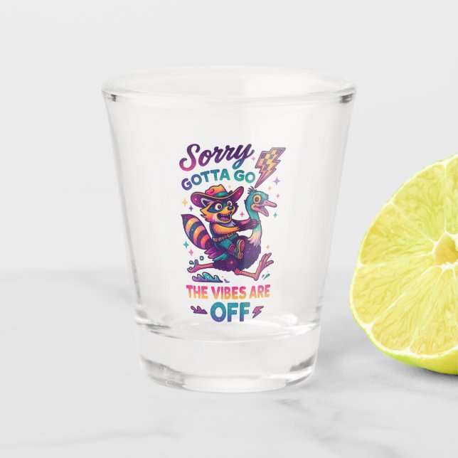 Vaso De Chupito Lo Siento, Tengo Que Ir... (Anverso)