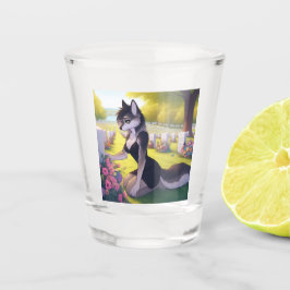 Vaso De Chupito Loba Viuda de Guerra