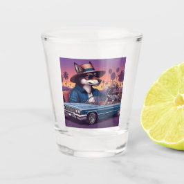 Vaso De Chupito Lobo Lowrider Wolfy