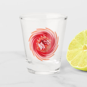 Vaso De Chupito Lobo salvaje Llanto Llanto transparente vidrio de 