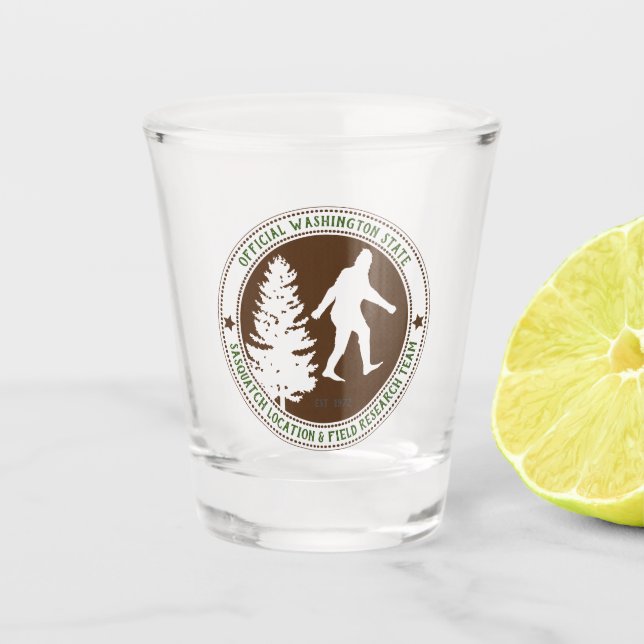 Vaso De Chupito Localización e investigación divertidas y personal (Anverso)